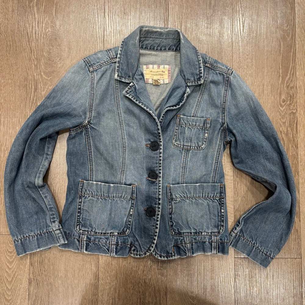 Abercrombie & Fitch Classic Blue Jean Jacket